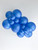 5 Inch Round Metallic Blue Balloons Tuftex 50ct