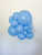 17 Inch Round Baby Blue Balloons Tuftex 50ct