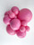 17 Inch Round Deluxe Pixie Pink Balloons Tuftex 50ct