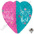 23 Inch Dimensional Mother's Day Heart Foil Balloon Betallic 1ct