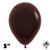 5 Inch Round Deluxe Chocolate Brown Sempertex 100ct