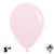 5 Inch Round Pastel Matte Pink Sempertex 100ct