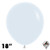 18 Inch Round Fashion White Sempertex 25ct