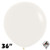 36 Inch Round Crystal Clear Sempertex 10ct