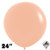 24 Inch Round Deluxe Peach Blush Sempertex 10ct