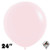 24 Inch Round Pastel Matte Pink Sempertex 10ct