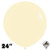 24 Inch Round Pastel Matte Yellow Sempertex 10ct