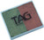 TAG Split Cake Bronze and Green Pearl 50 Gram Face & Body Art Paint