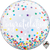 22 Inch Congratulations Confetti Stars Balloons Bubble Qualatex 1ct