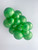 5 Inch Round Metallic Green Balloons Tuftex 50ct