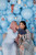 17 Inch Round Deluxe Monet Blue Balloons Tuftex 50ct