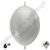 6 Inch Metallic Silver Link-O-Loon Sempertex 50ct