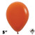 5 Inch Round Deluxe Sunset Orange Sempertex 100ct