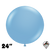 24 Inch Round Pearl Georgia Blue Balloons Tuftex 25ct