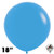 18 Inch Round Neon Blue Sempertex 25ct