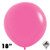 18 Inch Round Neon Magenta Sempertex 25ct