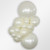 24 Inch Round Silk Oyster White Sempertex 10ct