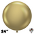 24 Inch Round Effects Golden Balloons Tuftex 25ct