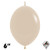 6 Inch Deluxe White Sand Link-O-Loon Sempertex 50ct