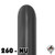 260S Nozzle Up Silk Midnight Gray Sempertex 50ct