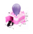 Pro Pink Dual Port Balloon Inflator