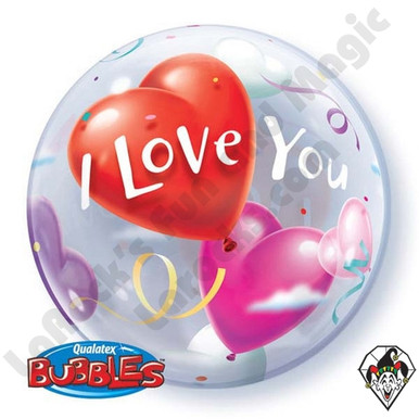 Palloncino  I Love You - Korynne e i suoi fiori