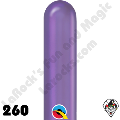 Palloncino in Lattice 13 Viola Shiny 5 pz 33 cm