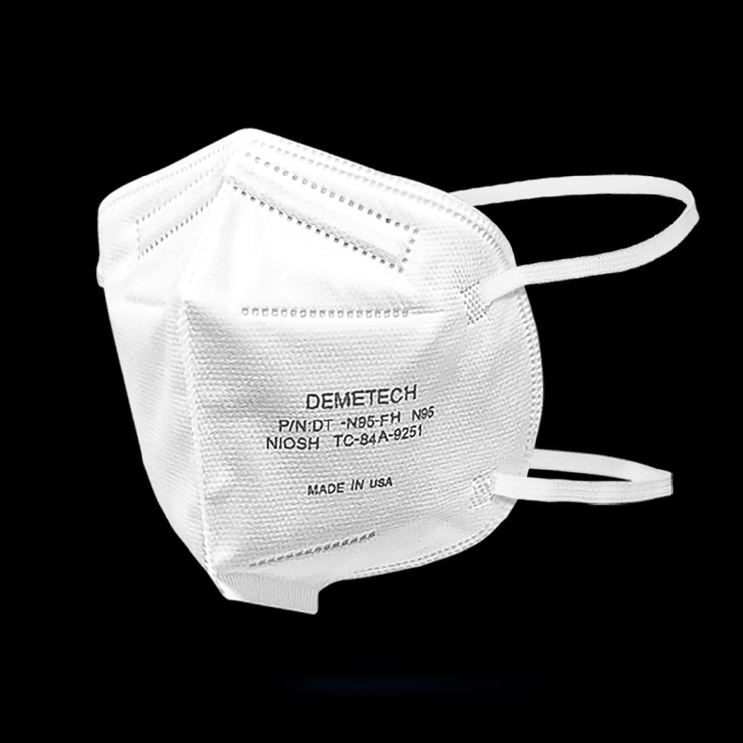 DemeTECH Corporation SKU: DT-N95-FH NIOSH APPROVED TC-84A-9251
