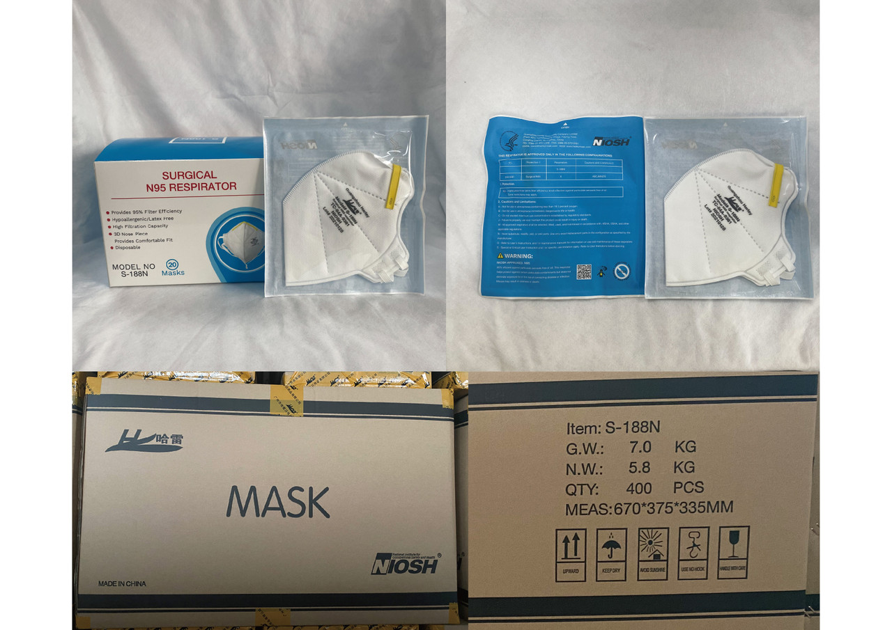 Harley N95 Model L-188 Respirator Mask | NIOSH TC-84A-6973