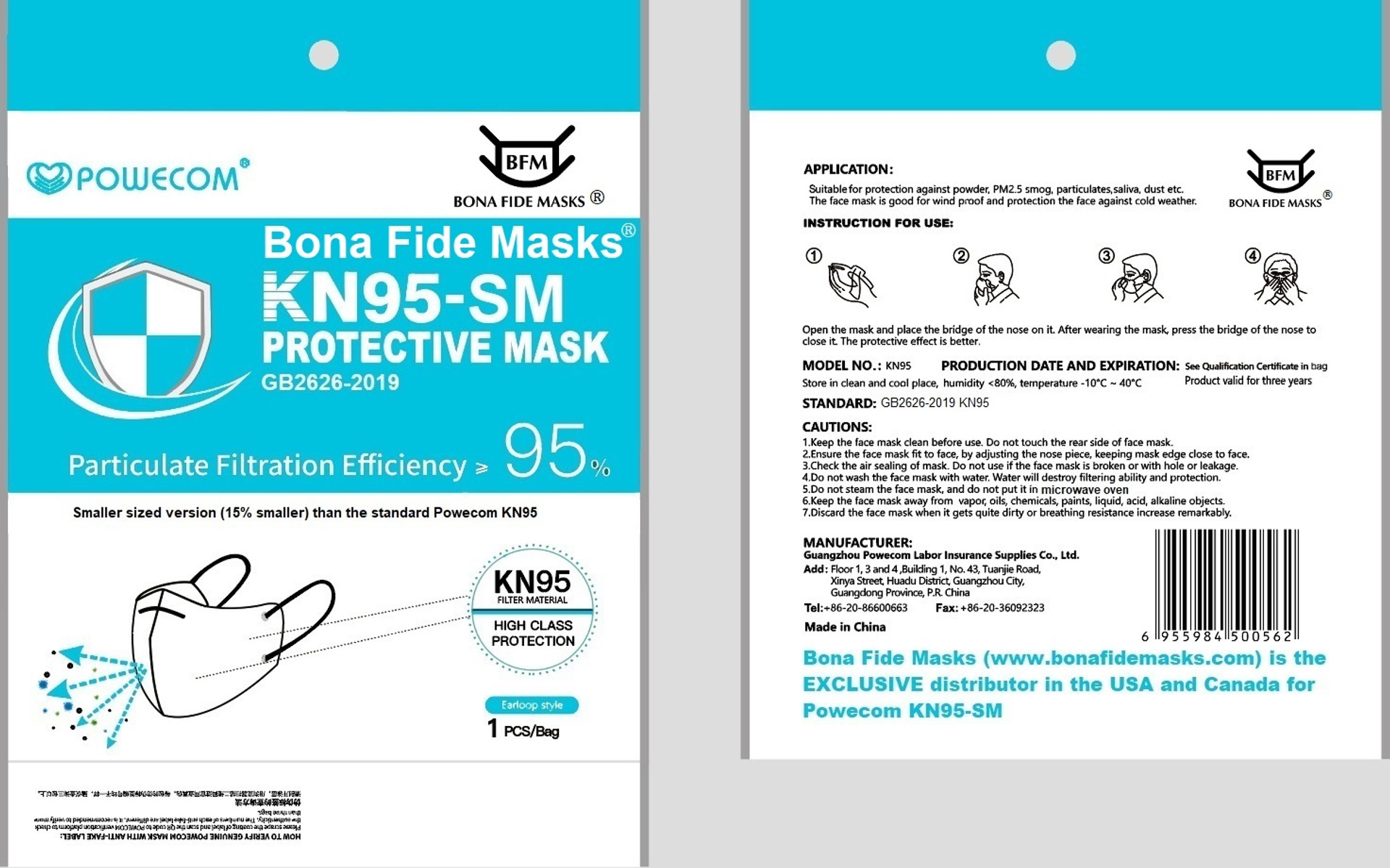 KN95 Face Mask 10 per pack Buy Online