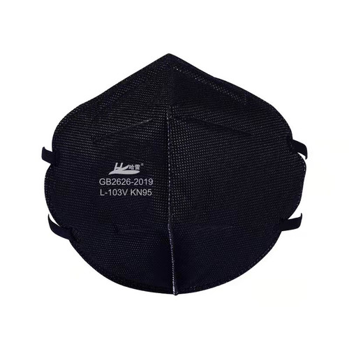 Black  Harley KN95 Respirator Face Mask  - Ear Loop - 10 masks per pack - Made to the NEW GB2626-2019 Standard with Better Breathability -  Bona Fide Masks™ is the EXCLUSIVE DISTRIBUTOR for Harley ® KN95 masks in the US and Canada
