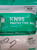 Powecom KN95 face mask box with the brand logo, product information, and anti-fake sticker visible.