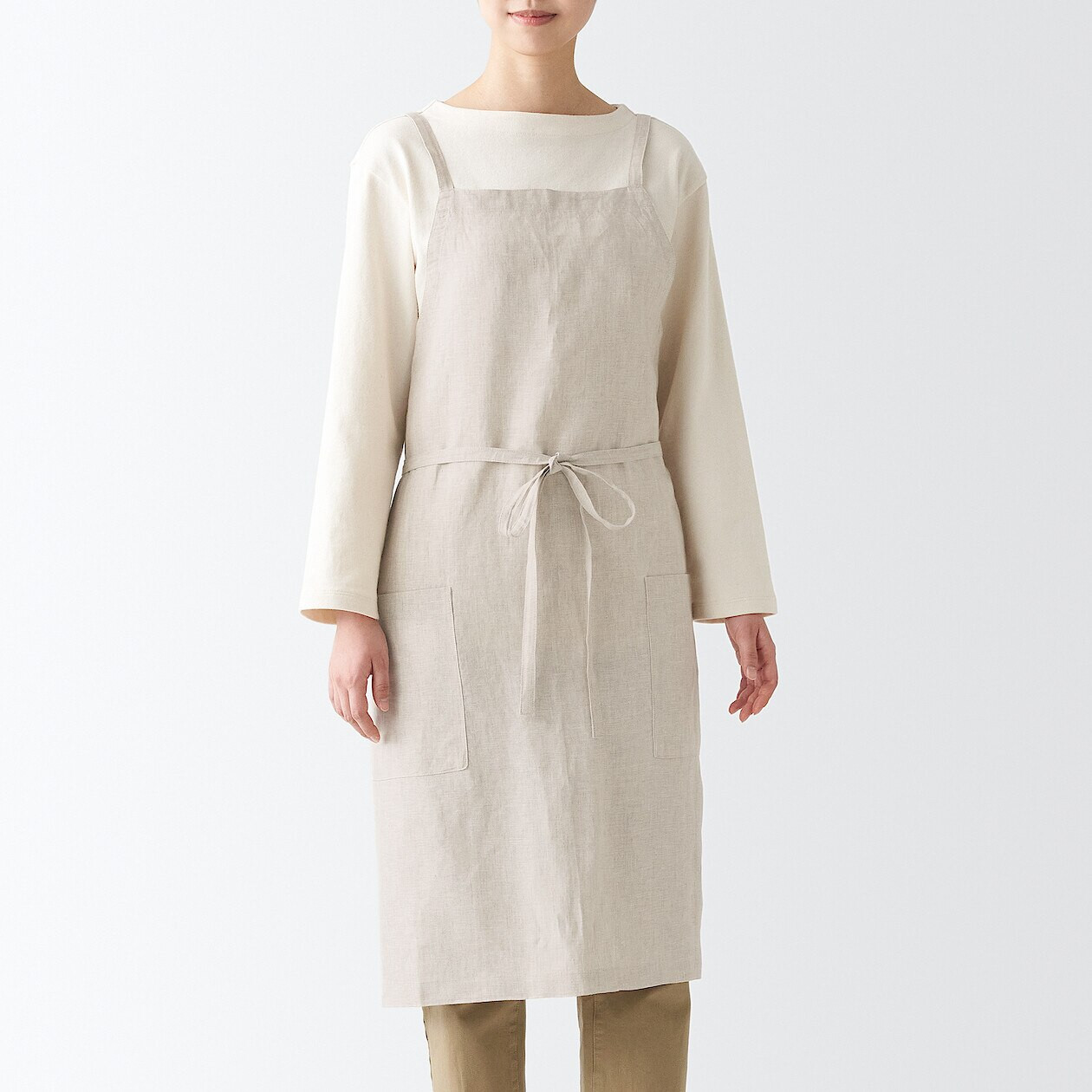 Retro ruffles schort dames keukenschort 2 zakken banden kruis rug