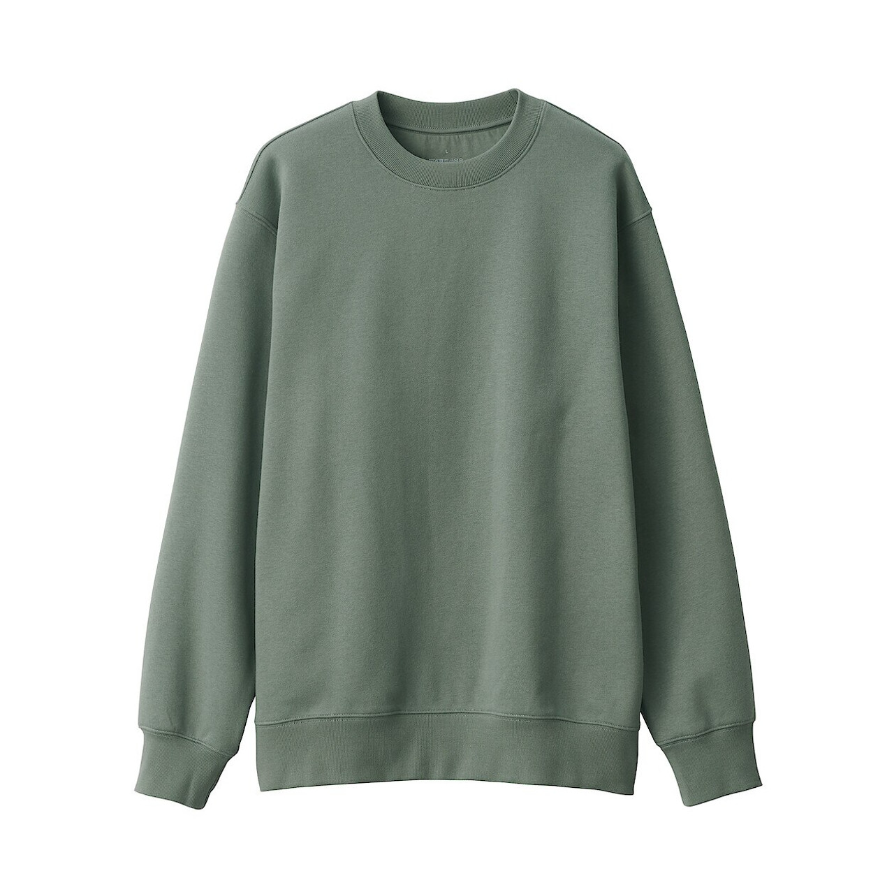 Men's Cotton Blend Crew Neck Sweatshirt. | MUJI
