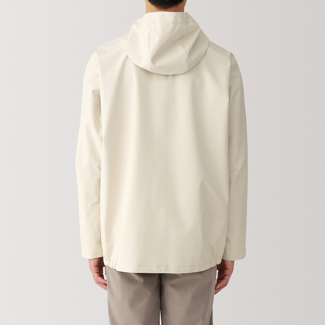 Men's Water‐Repellent Hooded Jacket. | MUJI