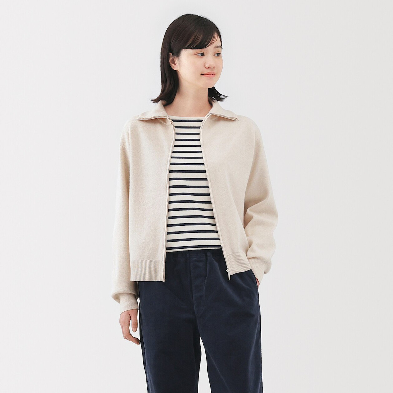 ジャケット・アウター +CLOTHET Milano Rib Knit Jacket スビンプラチナム ミラノリブニットジャケット | ＋CLOTHET ONLINE