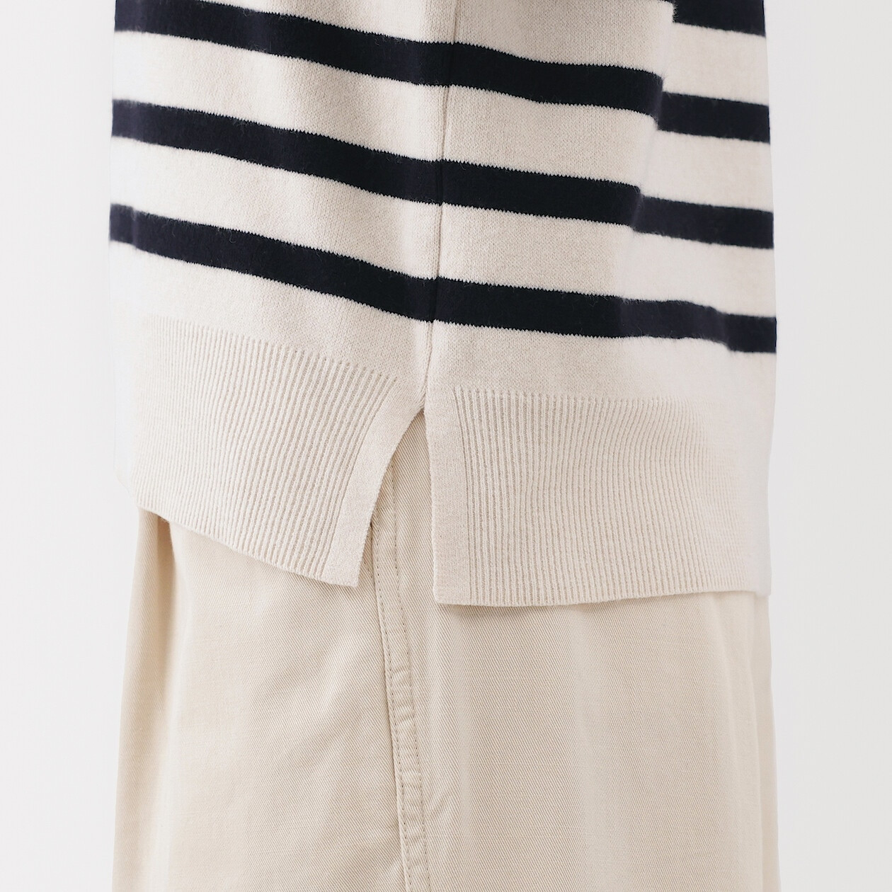 Women's Milano Rib Crew Neck Jumper | MUJI
