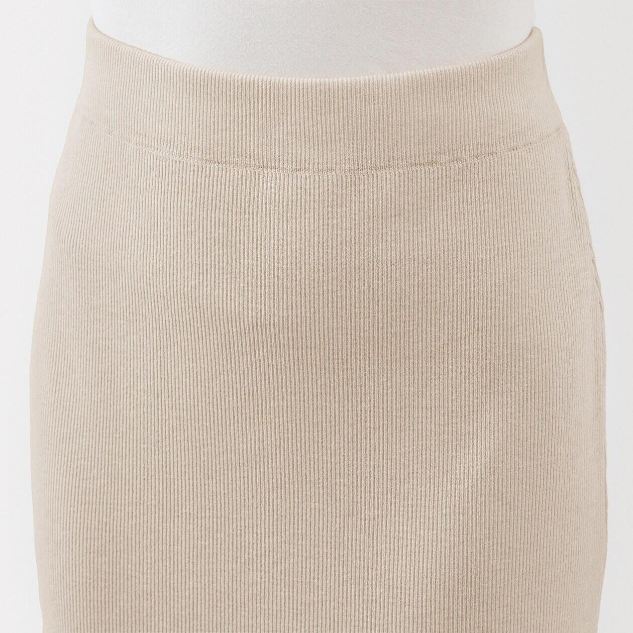 Women's Milano Rib Knitted Skirt | MUJI