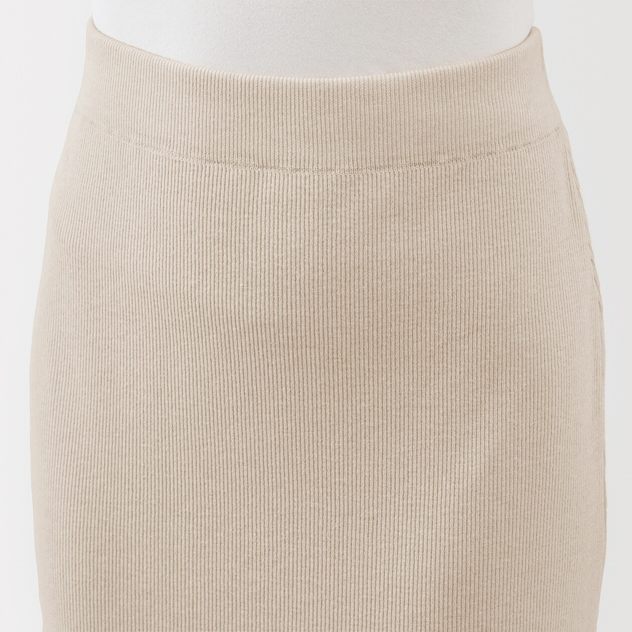 Women's Milano Rib Knitted Skirt | MUJI