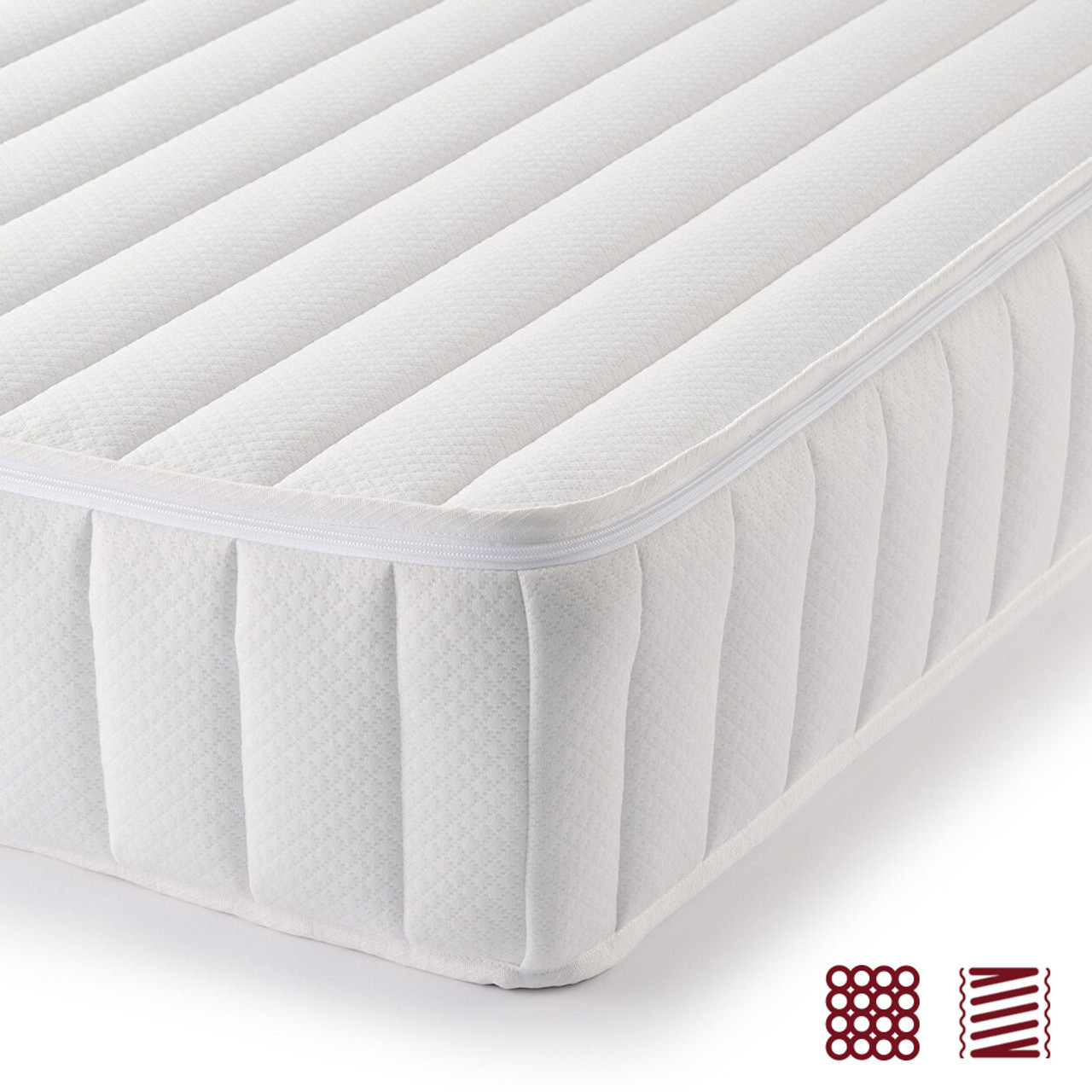 Firm Support Standard Pocket Coil Mattress ‐ Super King | MUJI Firm Support Standard Pocket Coil Mattress ‐ Super King | MUJI