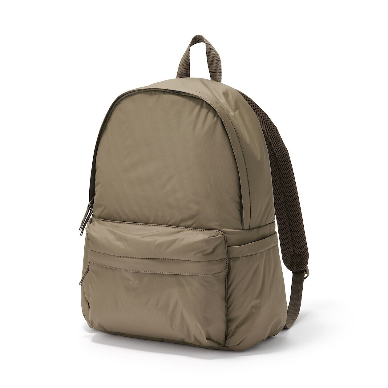 Recycled Nylon Water‐Repellent Padded Backpack | MUJI