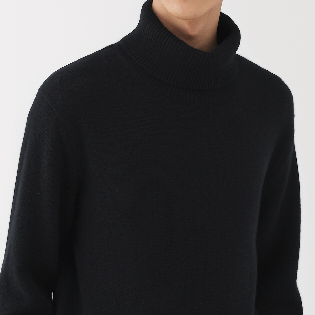 Men's Cashmere Turtleneck Jumper | MUJI