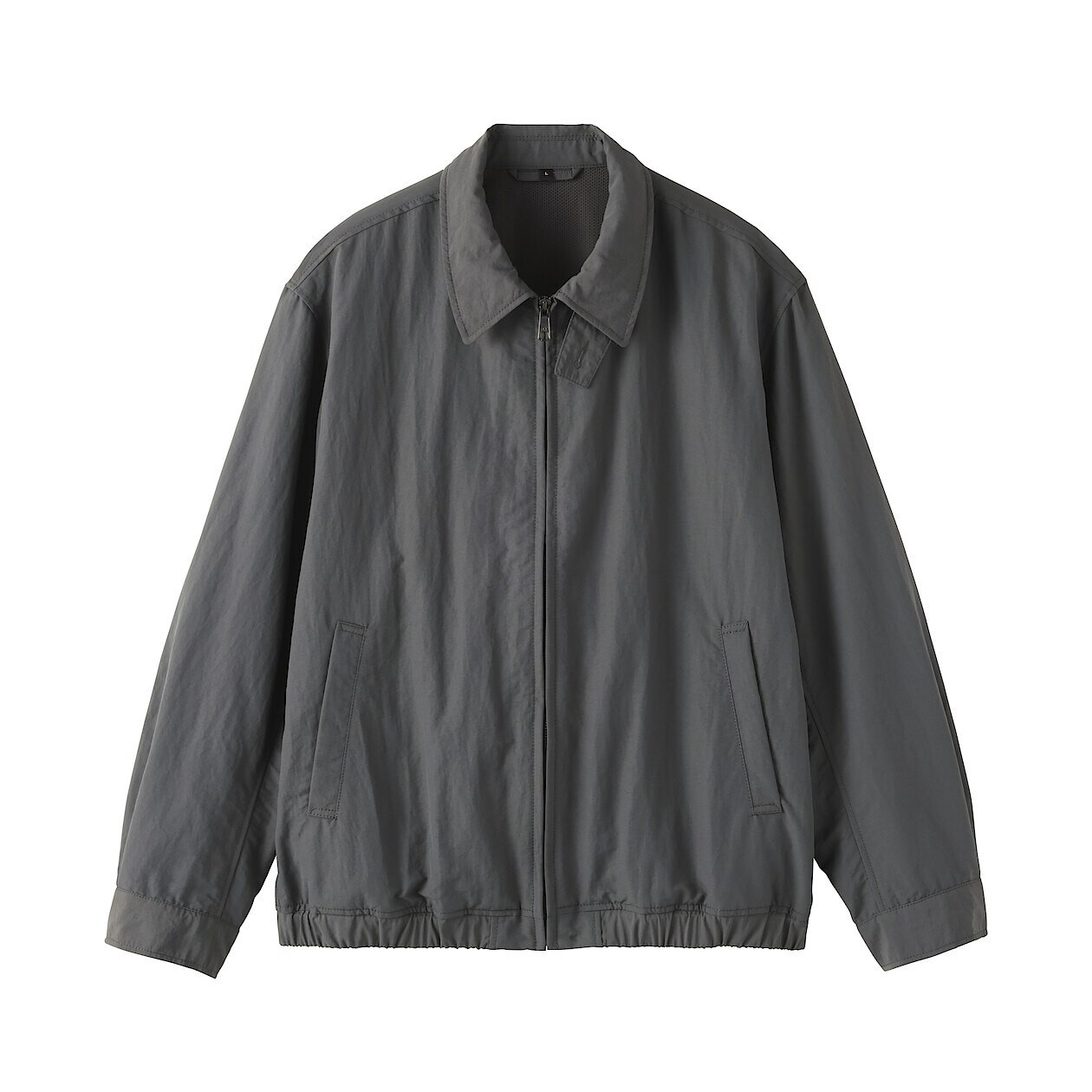 Men's Water-Repellent Recycled Nylon Zip Jacket | MUJI