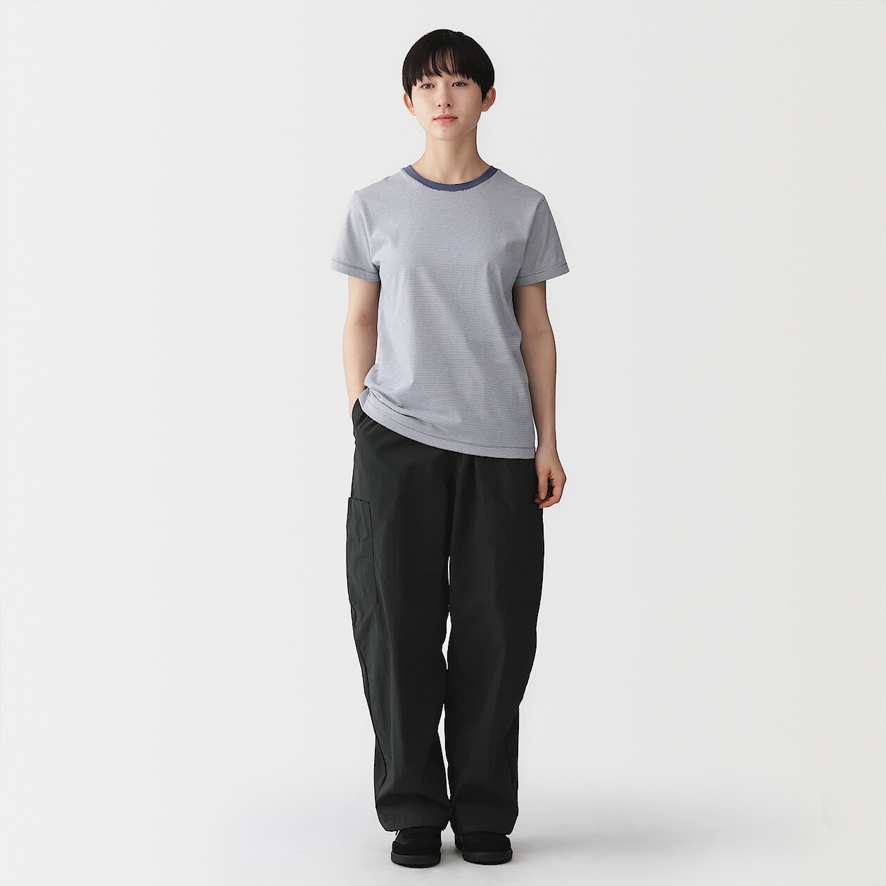 Women's Water-Repellent Comfort Fit Utility Trousers | MUJI