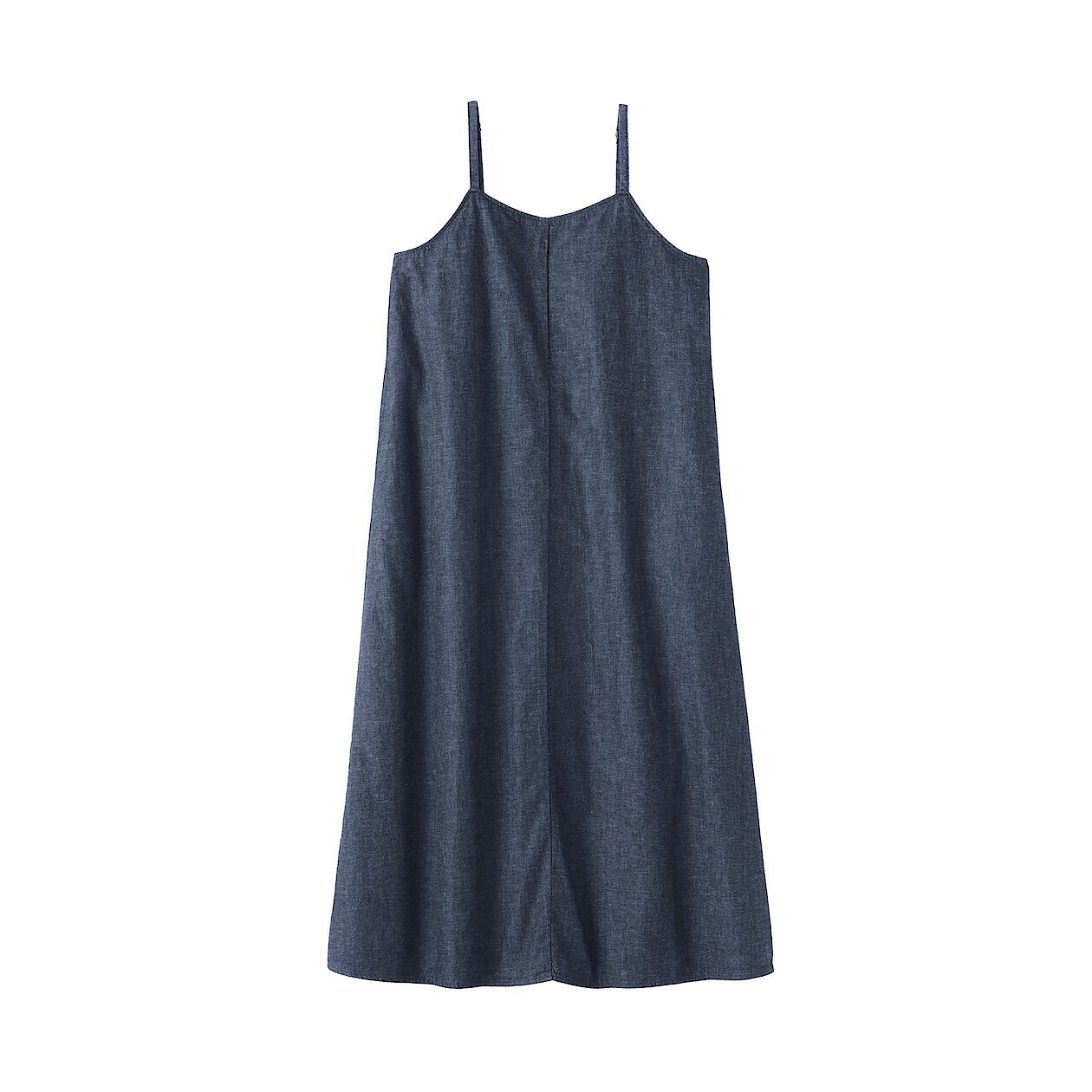 SHIROMA☆BLUE☆PRISM dress camisole Women's Kapok Blend Denim Lightweight Camisole Dress | MUJI