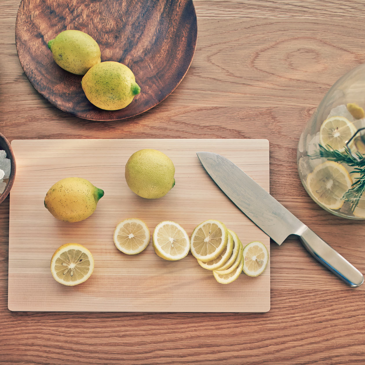 Large Hinoki Wood Chopping Board | MUJI