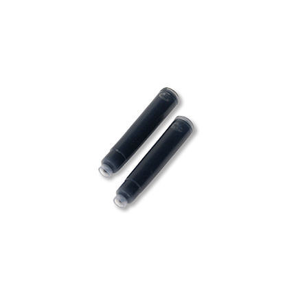Aluminium Fountain Pen ‐ Black Refill Cartridges MUJI