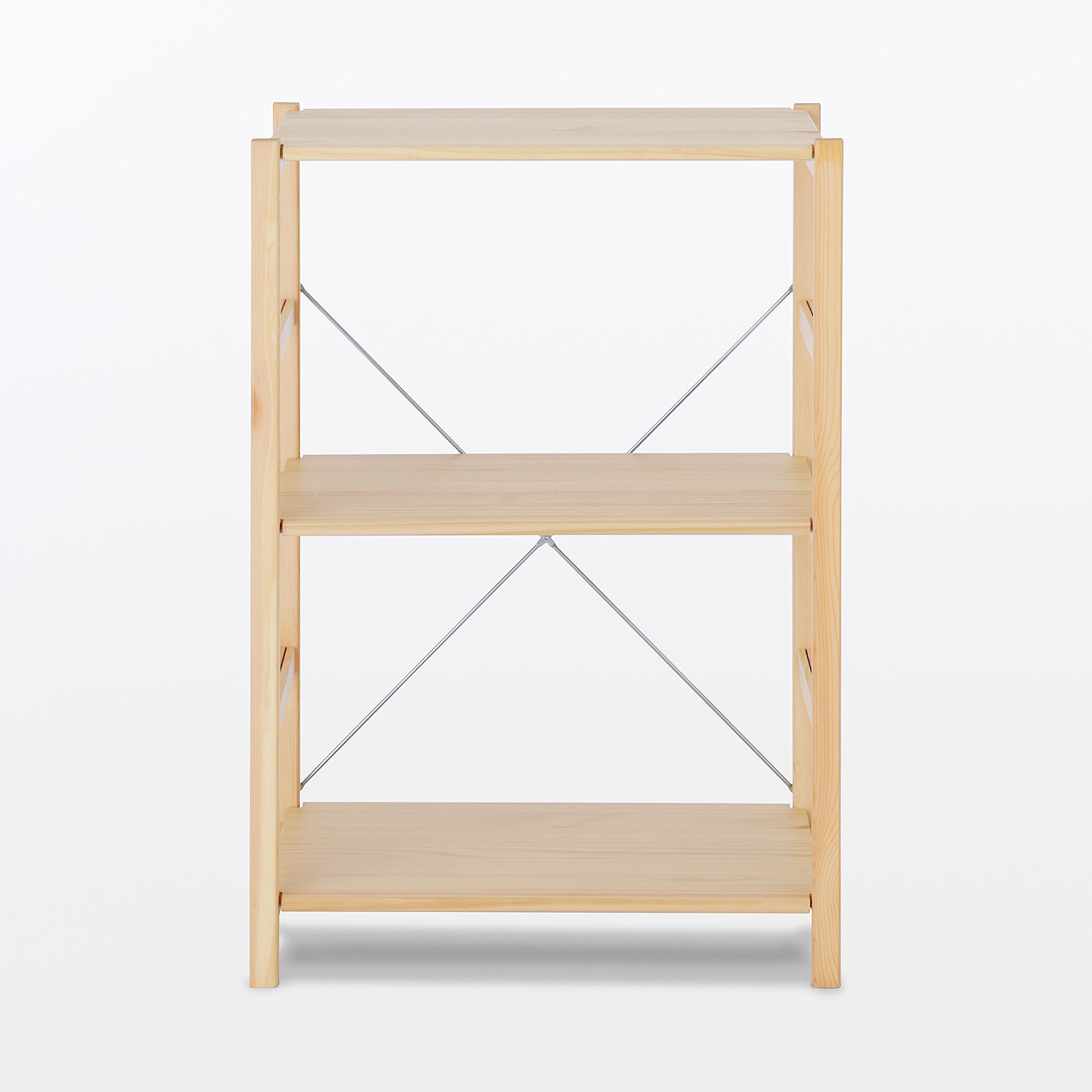 木製ラック・ウッドラック Pine Wood Unit Shelf Shelf 3 tier rack Pine unit shelf ‐ 3 Shelves | MUJI