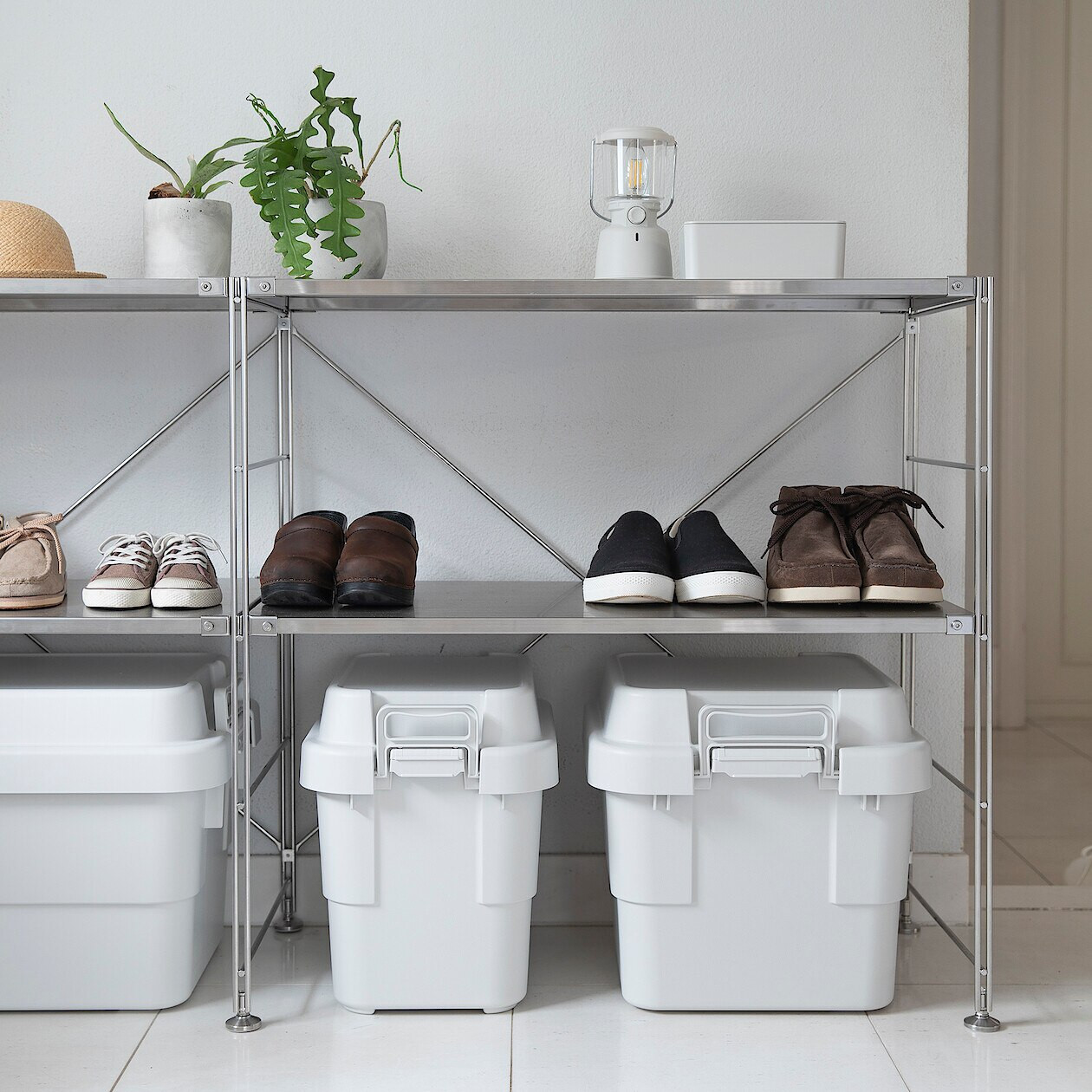 Stainless Steel Unit Shelf ‐ Wide ‐ Small | MUJI