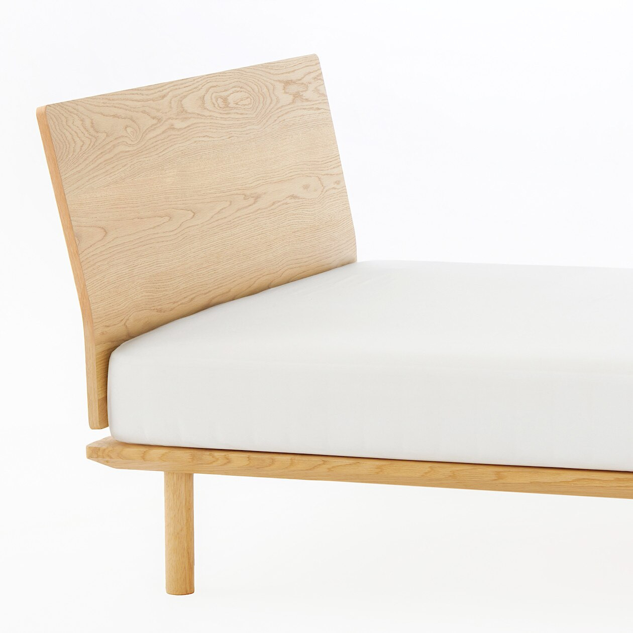 Wooden Legs Set for Oak Platform Bed ‐ 26 cm | MUJI